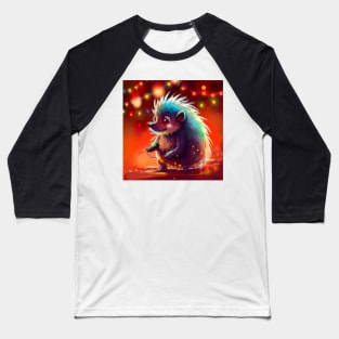 Cute Porcupine Baseball T-Shirt